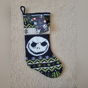 The Nightmare Before Christmas Jack Skellington Black Knit Stocking Bag Charm